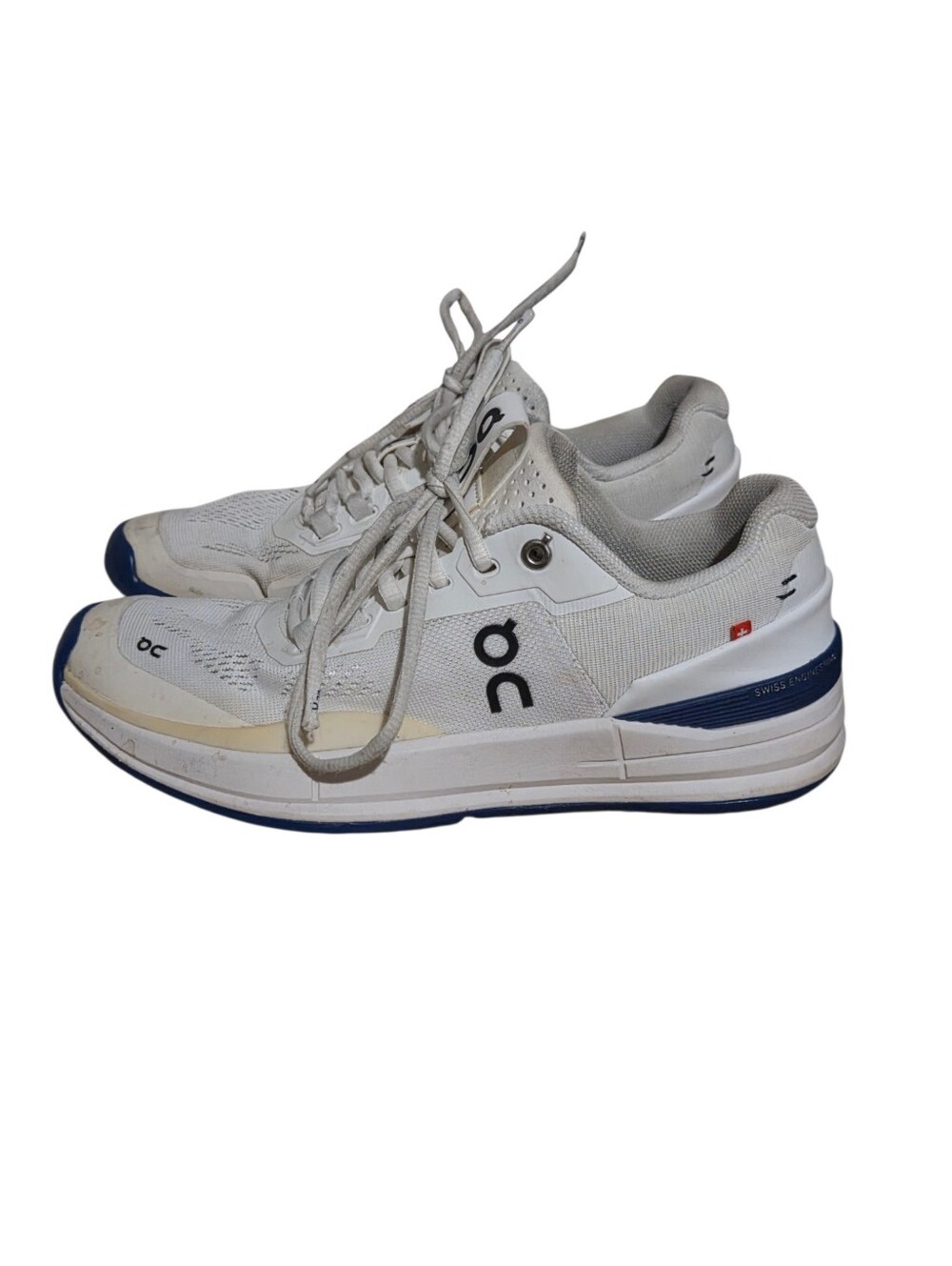 Women's On The Roger Pro Tennis Shoe White Indigo 8 Medium Federer Comfort Run